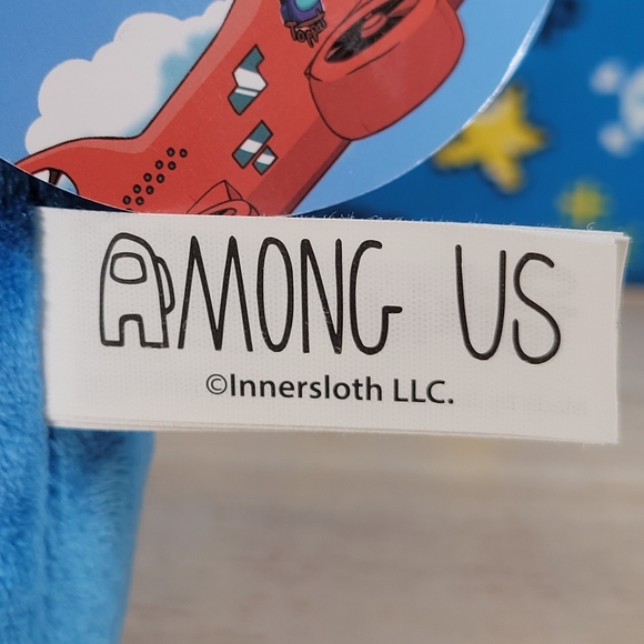 Among Us Blue Crewmate 7" with Black Top Hat Series 2 Collectible Toy Plush NWT - Picture 3 of 5
